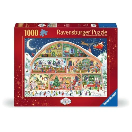 Offre limitée : Ravensburger Puzzle 12001268 - Atelier du Père Noël - Puzzle de 1000 pièces pour Adultes et Enfants à partir de 14 Ans - Puzzle de Noël de 20.70 EUR à 20.70 EUR (remise 0%)
