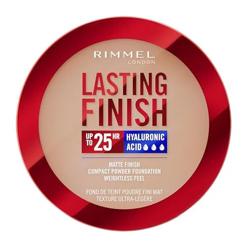 Offerta a tempo: Rimmel London, Lasting Finish, 005 Ivory, Fondotinta Compatto, Finish Soft-Focus, Finish opaco, Coprenza totale, SPF20, Formula vegana, 7 g - 48% da 14.90 € a 7.70 €