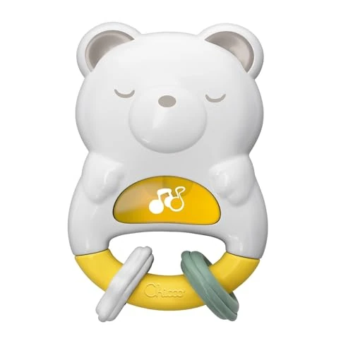 Offre limitée : Chicco Ours Day&Night Hochet Électronique pour Nouveau-nés et Enfants avec Anneaux, Lumières, Musique et Sons, Jeux pour Enfants 0 Mois + de 9.59 € à 9.59 € (0.00% de remise)