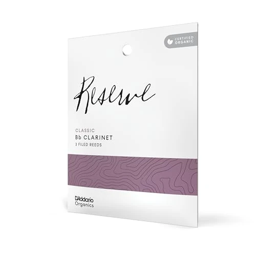 Limited-time offer: D'Addario Organic Reserve Classic Bb Clarinet Reeds - Reeds for Clarinet - Individually Sealed - 2.0 Strength, 3 Pack from 9.90 GBP to 9.90 GBP (save 0%)