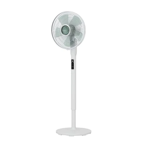 Rowenta Turbo Silence Extreme+ Foot Fan with 16 Speeds and 3 Auto Modes, Quiet Fan with Effitech Technology, 120 Degree Oscillation, Adjustable Height, VU5890