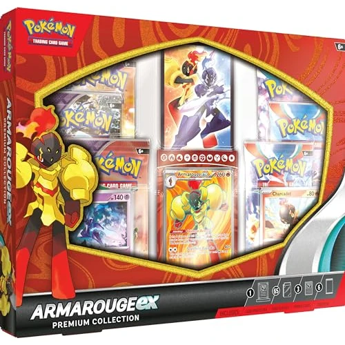 Pokemon TCG Armarouge ex Premium Collection Box Collezione, Multicolore, 116