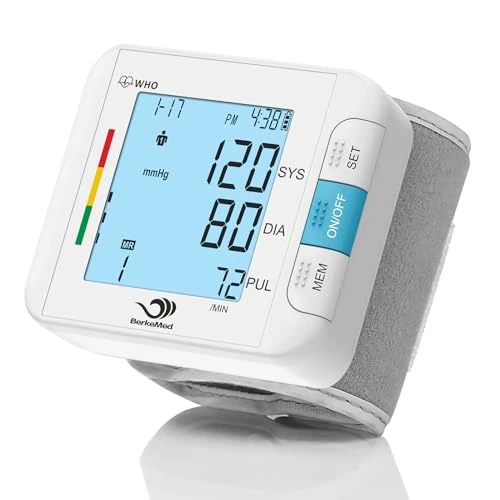 Oferta ograniczona: Nadgarstek ciśnieniomierz,Automatyczny monitor ciśnienia krwi na nadgarstek do użytku domowego lub w ruchu,2x99 pamięć grupowa do kontroli nadciśnienia-Biały… z 130.98 EUR na 130.98 EUR (znizka 0%)