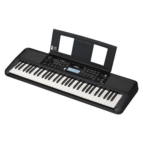 Oferta ograniczona: Yamaha PSR-E383 Przenośny Keyboard dla Początkujących z 61 Czułymi na Dotyk Klawiszami, Szeroką Gamą Dźwięków i Funkcji, Zawiera 2 Lekcje Online z Nauczycielem Yamaha Music School z 760.91 PLN na 760.91 PLN (zniżka 0%)