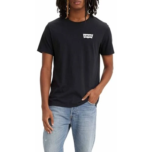 Oferta limitada: Levi's Graphic Crewneck tee Camiseta, Color BW Caviar, XXL para Hombre de 29.95 € a 29.95 € (ahorro 0.00%)