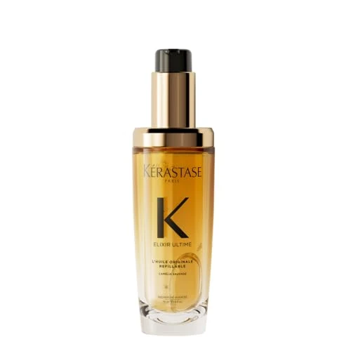 Offerta a tempo: Kérastase, Olio Per Capelli Secchi e Spenti, Anti-crespo, Termoprotettore, Con Olio di Argan, Marula e Camelia, L'Huile Originale Elixir Ultime, 75 ml - 36% da 69.50 € a 44.75 €