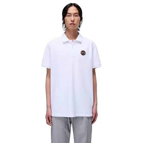 Napapijri Epy Short Sleeve Polo Shirt White