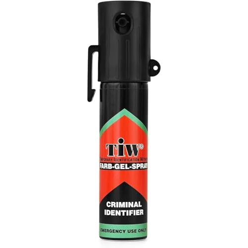 HOERNECKE Spray De Défense Tiw Farb de Poche -Gel 20 ML Sacoche Homme, Sac a Main, Veste, Sac a Dos