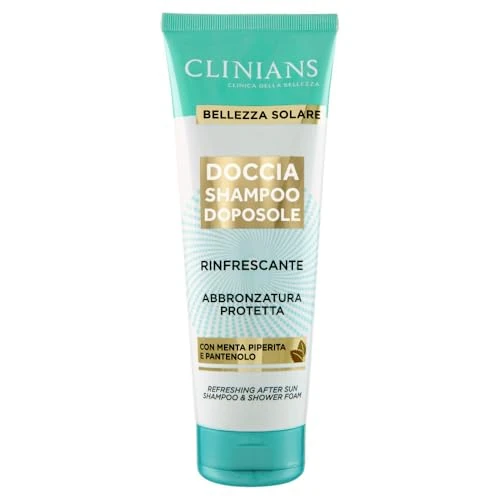Offerta a tempo: CLINIANS | Doccia Shampoo Rinfrescante, con Menta Piperita e Pantenolo, 250mL - 31% da 3.99 € a 2.75 €