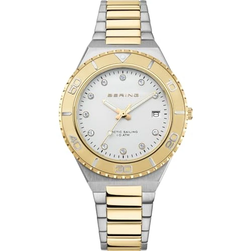 Zeitlich begrenztes Angebot: BERING Damen Uhr Quarz Movement - Classic Collection mit Edelstahl und Saphirglas von 249.00 € auf 103.49 € (58% Rabatt)