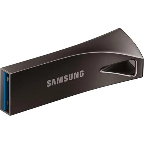 Offre limitée : Samsung Clé USB BAR Plus, USB 3.2 Gen 1, 512 Go, 400 Mo/s en lecture, Résistante aux chocs, Couleur Grise, MUF-512BE4/APC de 94.90 € à 94.90 € (0.00% de remise)