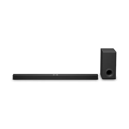 Offerta a tempo: LG S90TY Soundbar TV 570W, 5.1.3 Canali con Subwoofer Wireless, 3 Canali Up-firing, AI Room Calibration Pro, Dolby Atmos, DTS:X, Bluetooth, Wi-Fi, Spotify Connect, Ingresso Ottico, USB, HDMI in/out - 10% da 429.99 € a 389.00 €