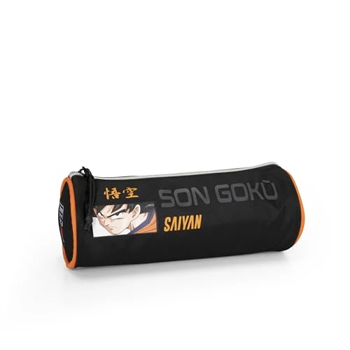 Offerta a tempo: DRAGON BALL - Astuccio Scuola Ufficiale Dragon Ball, Astuccio Tombolino, Leggero e Compatto, Facile da Trasportare e Riporre nello Zaino, con Pratica Chiusura a Zip, 8 x 22 x 8 cm, Nero - 19% da 16.00 € a 12.90 €