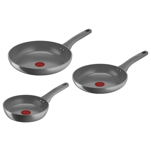 Limited-time offer: Lagostina Ressource Non-Stick Pan Set, 3 Pans 20, 24 and 28 cm with Ceramic Coating, Non-Stick Pans, Compatible with Gas and Induction, Thermosignal Technology and Grease Free from 72.11 GBP to 72.11 GBP (save 0%)