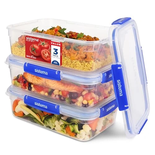 Oferta limitada: Sistema KLIP IT PLUS recipientes de almacenamiento de alimentos | 1 L | Juego de 4 recipientes herméticos | Sellado hermético | Clips de cierre fácil de 18.69 EUR a 11.99 EUR (ahorro 36%)
