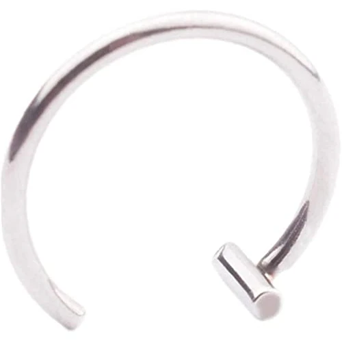 PULABO Anelli per labbro da donna Anello per naso in acciaio al titanio Clip per naso finta Clip per piercing al setto sulla bocca Gioielli per il corpo a cerchio squisito