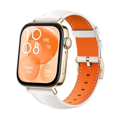 Limited-time offer: HUAWEI WATCH FIT 3 Smartwatch for men women, iOS & Android, Up to 10 Days Battery Life, Bluetooth Calls, GPS Smartwatch, Aluminum Case, AMOLED Display, Health&Fitness Tracker, White [Amazon Exclusive] from 137.14 £ to 137.14 £ (save 0.