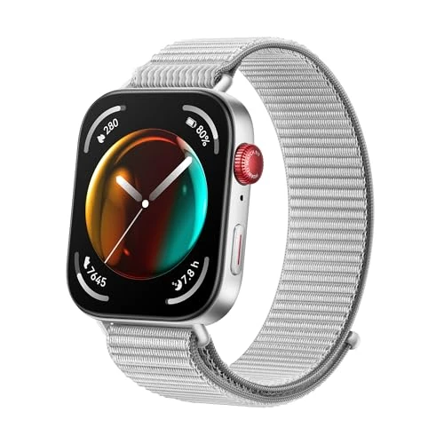 Limited-time offer: HUAWEI WATCH FIT 3 Smartwatch for men women, iOS & Android, Up to 10 Days Battery Life, Bluetooth Calls, GPS Smartwatch, Aluminum Case, AMOLED Display, Health&Fitness Tracker, Gray Nylon from 79.00 GBP to 79.00 GBP (save 0%)