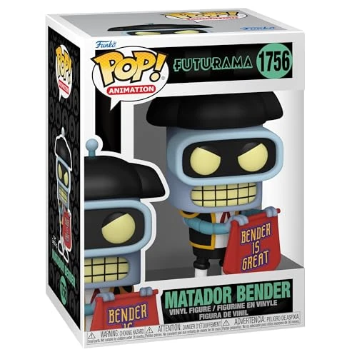 Offerta a tempo: Funko POP! TV: Futurama - Bender - (Matador) — 30% da 16,00 € a 11,20 €