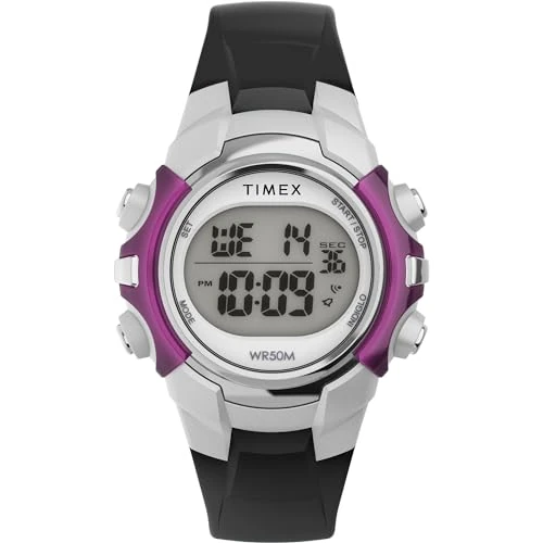 Limited-time offer: Timex Unisex Sport 33 mm Watch - Black Resin Band Digital Dial Black Case TW5M62700 from 30.95 £ to 30.95 £ (save 0.00%)