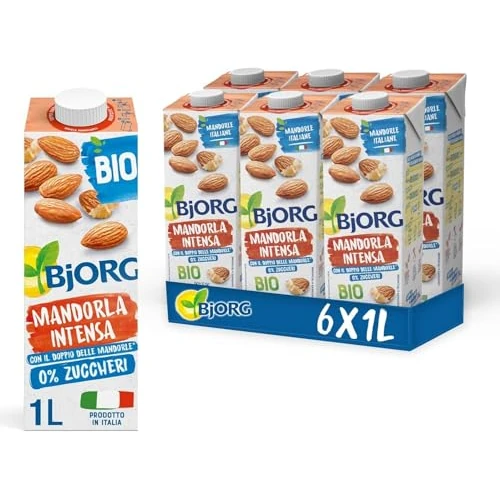 Offerta a tempo: BJORG Bevanda Mandorla Intensa Biologica 0% Zuccheri 6x1L - 33% da 17.94 € a 11.94 €