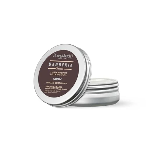 Offerta a tempo: Bottega Verde - Sapone da Barba, Barberia Toscana, 100 gr, Facilita la Rasatura, con Olio d'Oliva di Tenuta Massaini - 44% da 16.00 € a 8.99 €