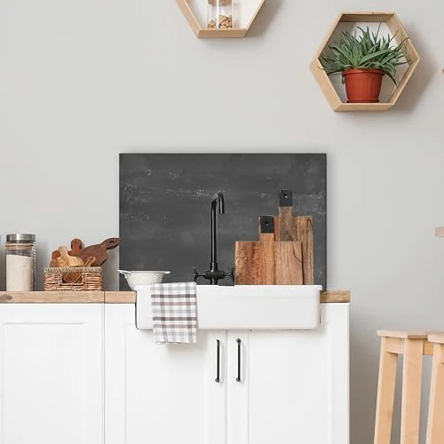 Offre limitée : CREARREDA - Credence Pour Cuisine en Aluminium Made in Italy Protection pour Plaques de Cuisson et mur lavable et facile à Monter Plaque anti-éclaboussures en Métal de 39.00 € à 39.00 € (0.00% de remise)