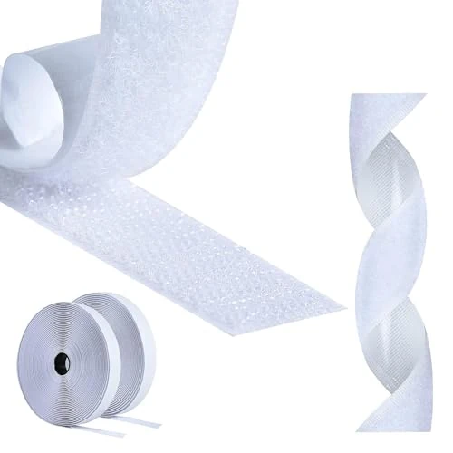 Limited-time offer: AIQInu Belcro Double-Sided Adhesive, 5 Metres Hook and Loop Self Adhesive, 16 mm Width Reusable Nylon Double Sided Tape Extra Strong for Office, Home, DIY from 19.57 £ to 7.53 £ (save 61.52%)