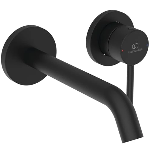 Offre limitée : Ideal Standard - Ceraline Mitigeur mural monocommande pour lavabo mural Parties extérieures Uniquement côté noir de 197.52 € à 197.52 € (0.00% de remise)