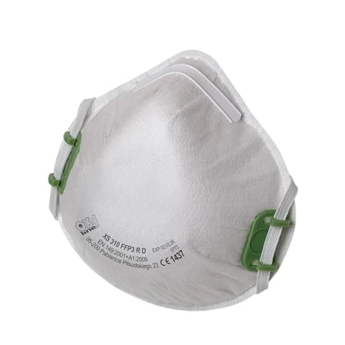 Limitiertes Angebot: Oxyline 10x XS310 FFP3 R D wiederverwendbare Atemschutzmaske Halbmaske Staubmaske Atemmaske Schutzmaske mit extra Dichtlippe von 19.90 EUR auf 19.90 EUR (Spare 0%)