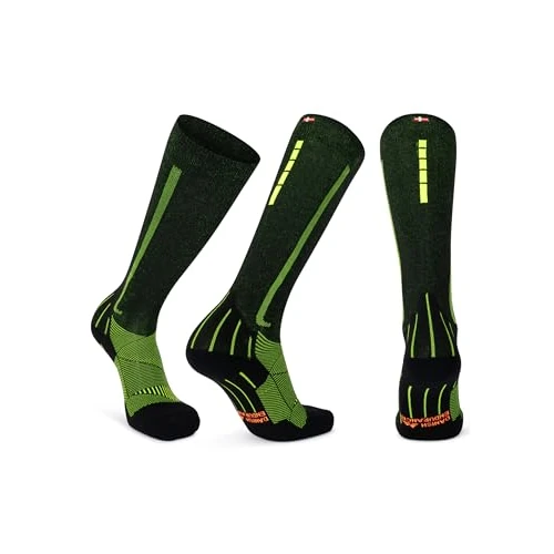 Offerta a tempo: DANISH ENDURANCE Calze Compressione Graduata 21-26mmHg, Nero/Giallo, 43-47 - 10% da 28.95 € a 25.95 €