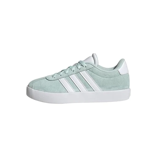 adidas Uniseks - dzieci VL COURT 3.0 SHOES KIDS, halo mint/ftwr white/core black, 36 EU