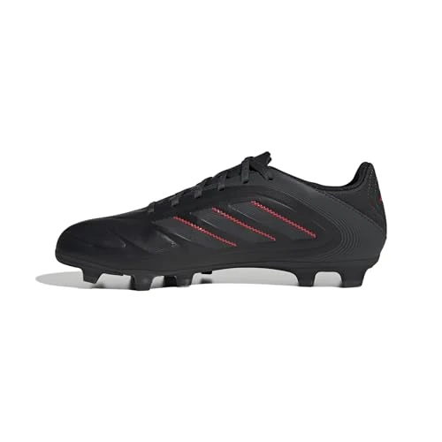 adidas Uniseks COPA PURE III CLUB FG/MG Football boots, core black/carbon/lucid red, 48 2/3 EU