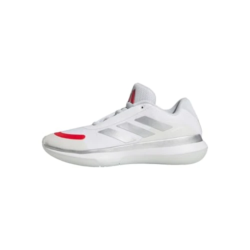 Adidas Unisex - Adulto BB Legends Low, Ftwr White/Halo Blue/Pure Ruby, 38 2/3 EU