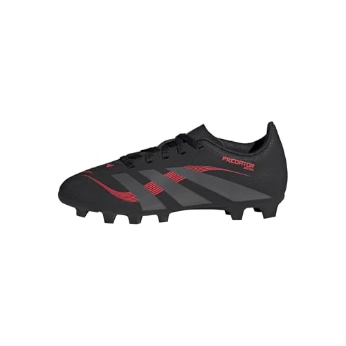 adidas Unisex Club Firm Ground/Multi Ground Football Boots Kids, Core Black/Grey Four/Lucid Red, 12 UK Child