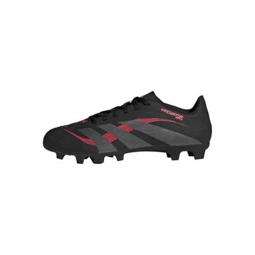 adidas Uniseks-Volwassen PREDATOR Club Firm Ground/Multi Ground Football boots, Core Black/Grey Four/Lucid Red, 36 EU
