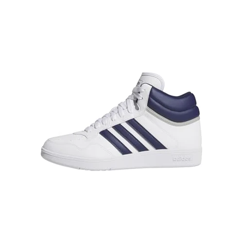 Limited-time offer: adidas Unisex Hoops 4.0 MID Shoes, FTWR White/Dark Blue/Grey Two, 10.5 UK from 39.49 GBP to 39.49 GBP (save 0%)