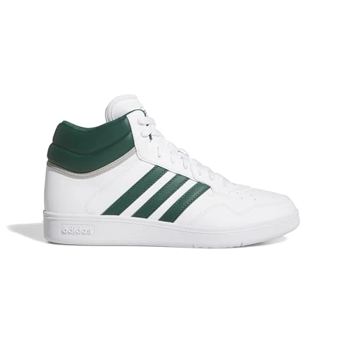 adidas Uniseks HOOPS 4.0 MID SHOES, ftwr white/collegiate green/grey two, 44 2/3 EU
