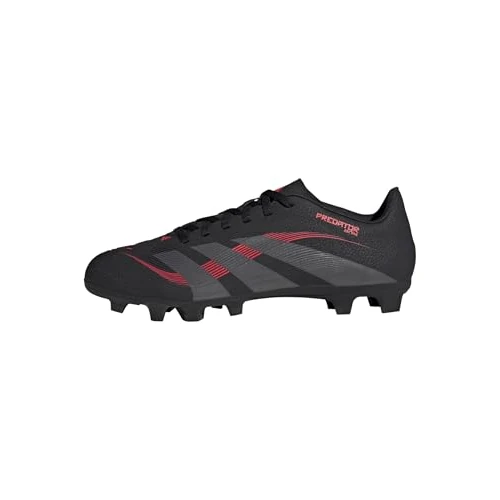 Adidas Unisex Predator Club Firm Ground/Multi Ground Football Boots, Core Black/Grey Four/Lucid Red, 46 EU