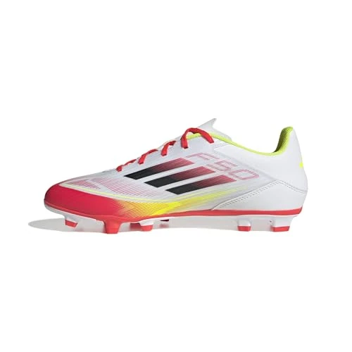 Offerta a tempo: adidas Unisex - Adulto F50 Club Football Boots FG/MG, Cloud White/Core Black/Solar Yellow, 46 EU - 33% da 60.00 € a 39.99 €