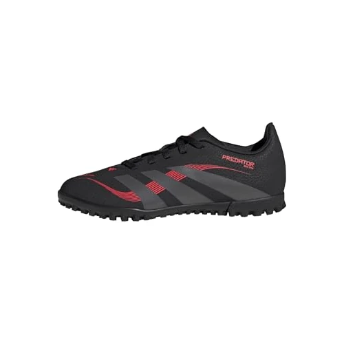 adidas Uniseks - dzieci PREDATOR Club Turf Football boots Kids, core black/grey four/lucid red, 34 EU