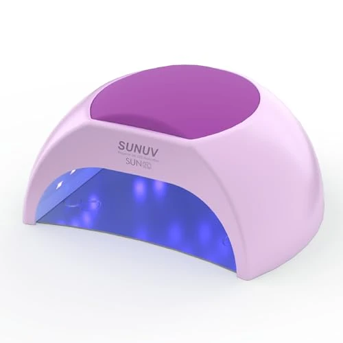Offre limitée : SUNUV Lampe LED Ongle, Lampe UV Vernis Semi Permanent, Base Amovible, Séchage Rapide, 4 Minuterie, Lampe à Ongles UV LED pour Toutes les Gels SUN2C Purple de 43.16 EUR à 36.69 EUR (remise 15%)