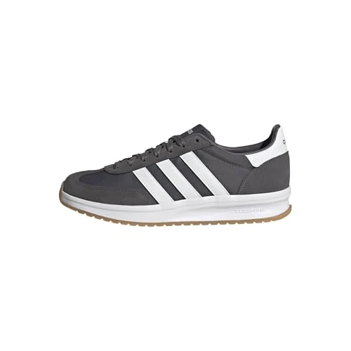 Adidas Hombre Run 70S 2.0 Shoes, Grey Strata/Cloud White/Gum, 44 2/3 EU