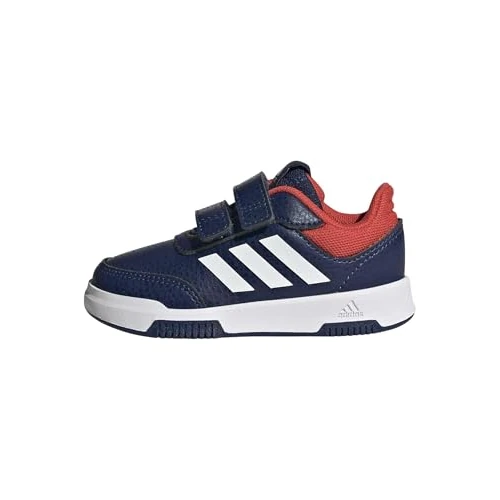 adidas Uniseks-Baby Tensaur Hook and Loop Shoes, Dark Blue/Cloud White/Bright Red, 23 EU