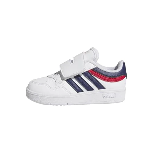 Oferta limitada: adidas Unisex bebé Hoops 4.0 Shoes, FTWR White/Dark Blue/Better Scarlet, 23 1/2 EU de 33.00 € a 18.15 € (ahorro 45%)