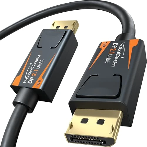Offerta a tempo: KabelDirekt – Cavo Gaming DisplayPort 2.1 16K – 5m – DP80, 80Gbit/s - 8% da 21.90 € a 20.13 €