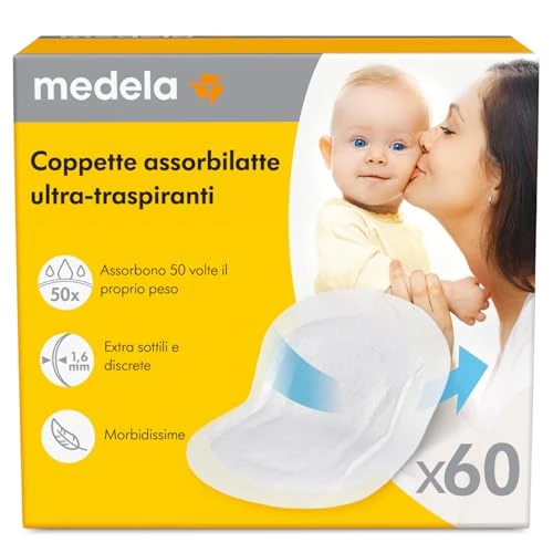 Zeitlich begrenztes Angebot: Medela Ultra-atmungsaktive Stilleinlagen – Hochgradig saugfähig – Diskretes Design für hohen – 60er Pack von 10.99 € auf 8.49 € (23% Rabatt)
