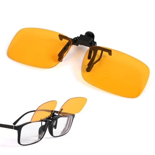 Offerta a tempo: AUYAO Clip Occhiali da Sole Polarizzati Unisex Flip Up Senza Telaio Miopia, Moda Lente Clip Polarizzata per Visione Notturna Guida - 52% da 9.99 € a 4.75 €