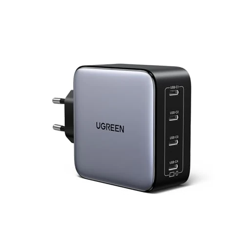 Offerta a tempo: UGREEN Nexode 100W Caricatore USB C con 4 Porte Type C Alimentatore GaN Multiplo Supporta PPS 45W Compatibile con MacBook Pro Air iPad iPhone 17 Pro Max Air Galaxy S26 Pixel 10 - 35% da 55.99 € a 36.38 €