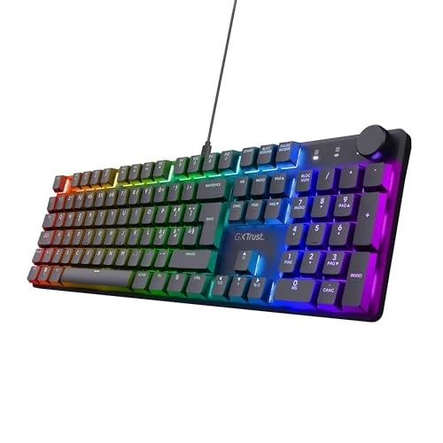 Offerta a tempo: GXTrust Torix Tastiera Meccanica USB Layout Italiano QWERTY, Nero - 17% da 69.99 € a 57.99 €